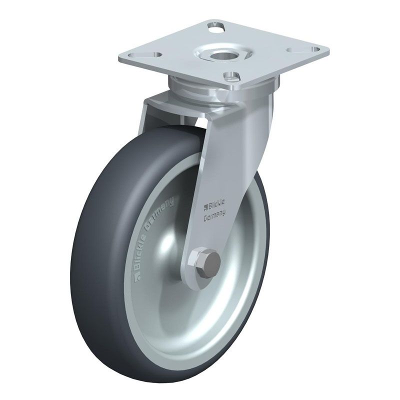 MŰSZERGÖRGŐ BEÁLLÓ D100 TALPAS SZÜRKE BLICKLE LPA-TPA 100G VILLÁS KEREKEK