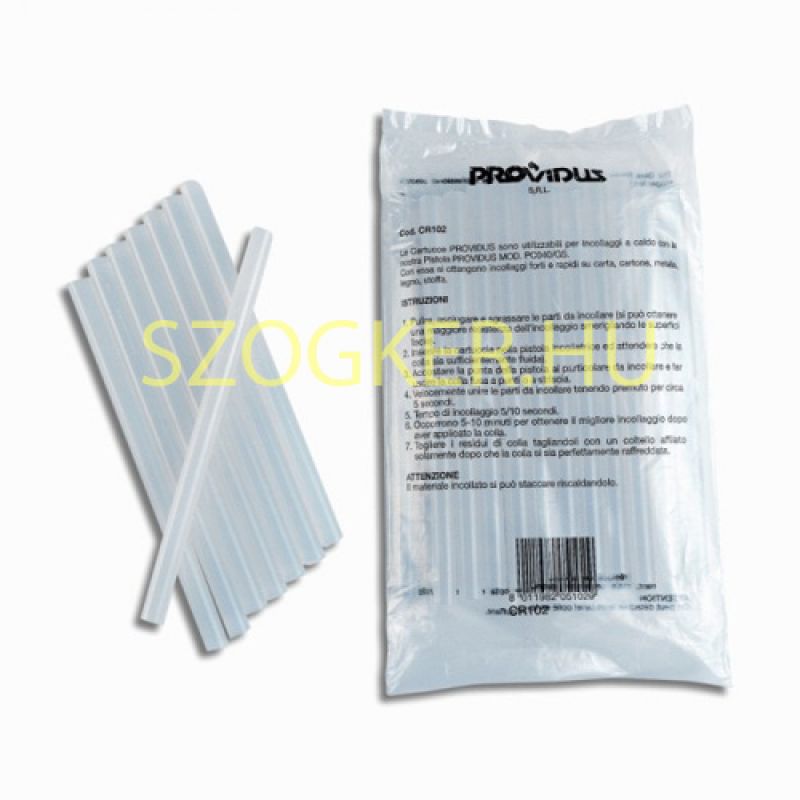 RAGASZTÓRÚD PISZTOLYBA 1KG-OS D12*19cm SZÍNTELEN-ST~50DB/KG RAPID CR102-PROVIDUS RAGASZTÓRÚD PISZTOLYBA 1KG-OS D12*19cm SZÍNTELEN-ST~50DB/KG RAPID CR102-PROVIDUS
