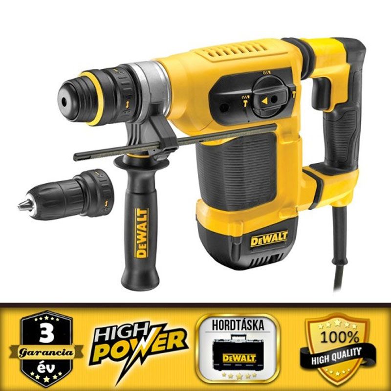 DEWALT D25414KT-QS - KIFUTÓ FÚRÓKALAPÁCS 1000W SDS-PLUS 22mm ÜTŐERŐ 4,2J FÚRÁS CSAVAROZÁS DEWALT D25414KT-QS - KIFUTÓ FÚRÓKALAPÁCS 1000W SDS-PLUS 22mm ÜTŐERŐ 4,2J FÚRÁS CSAVAROZÁS