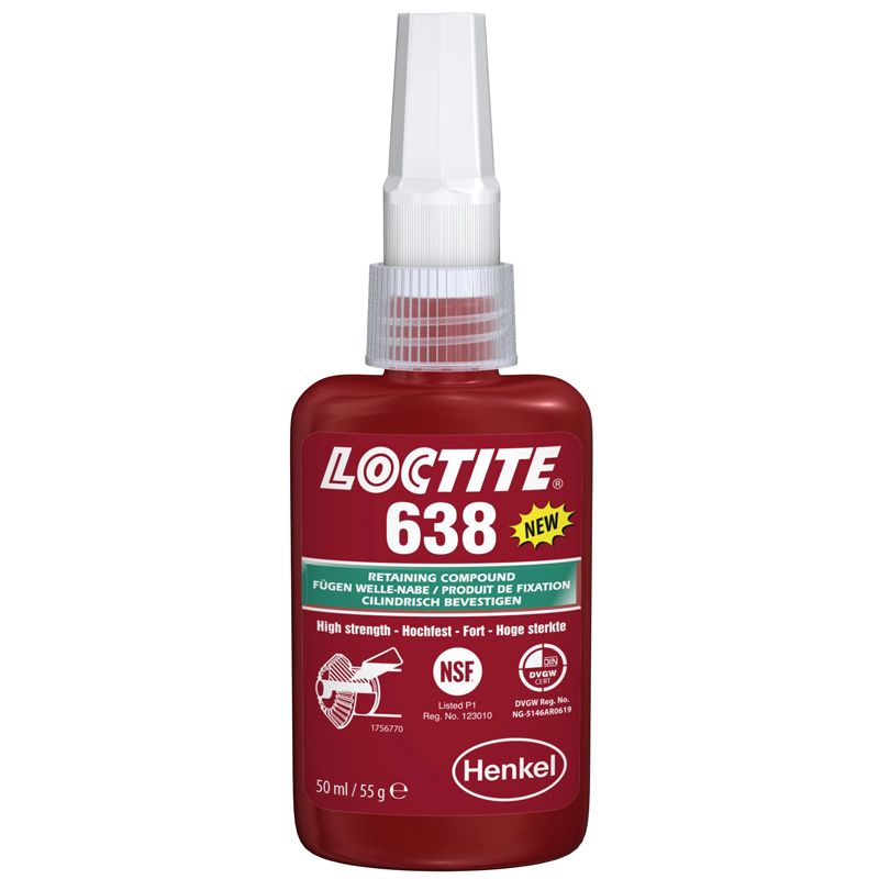 RAGASZTÓ 50ML NAGY SZILÁRDSÁG LOCTITE 638/50 RAGASZTÁSTECHNIKA RAGASZTÓ 50ML NAGY SZILÁRDSÁG LOCTITE 638/50 RAGASZTÁSTECHNIKA