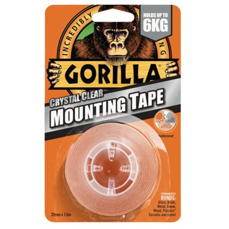 RAGA.SZALAG 2 OLDALAS VÍZTISZT VÍZ-IDŐJÁRÁS-UV ÁLÓ HEAVY DUTY GORILLA MOUNTING 3044100 CSOMAGOLÓANYAG