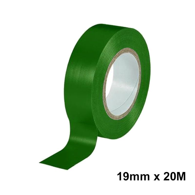 SZIGETELŐSZALAG 19mm/20FM ZÖLD PVC ATC Z50020 SZALAGOK