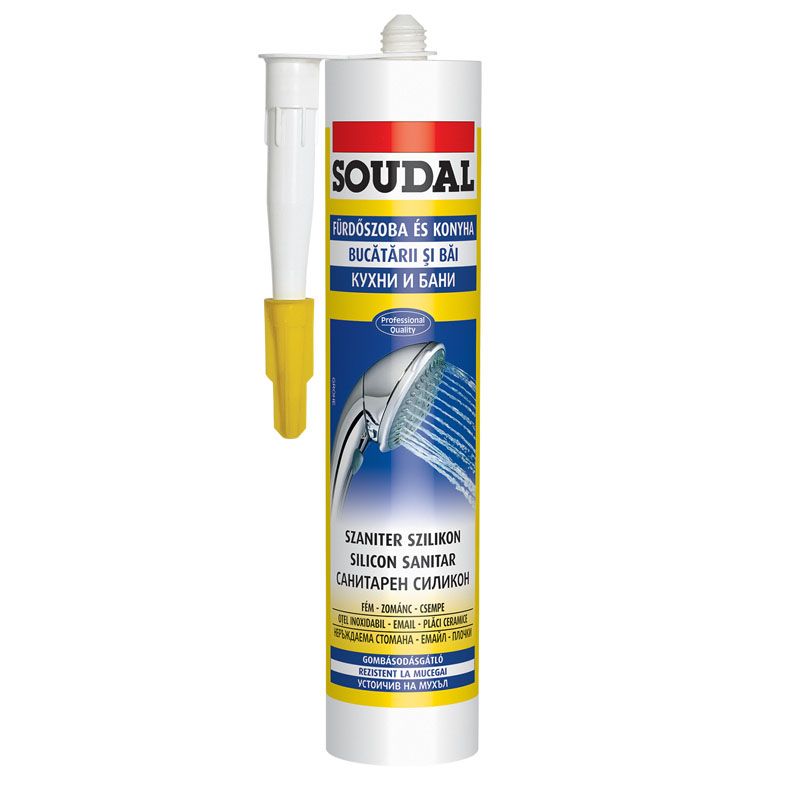 TÖMÍTŐ SZANITER BEIGE 300ML GOMBÁSODÁS GÁTLÓVAL SOUDAL 106481 TÖMÍTŐ SZANITER BEIGE 300ML GOMBÁSODÁS GÁTLÓVAL SOUDAL 106481