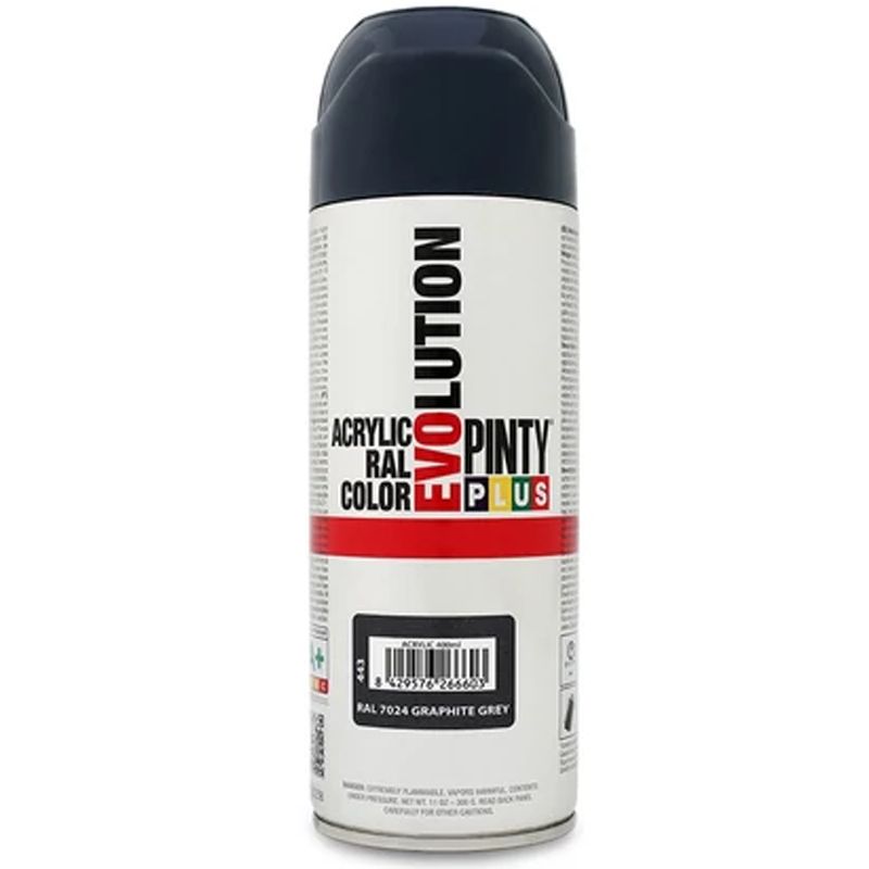 FESTÉK SPRAY AKRIL 400ML GRAFIT SZÜRKE RAL7024 IMPORT SZERELÉSI, KARBANTARTÁSI ANYAG