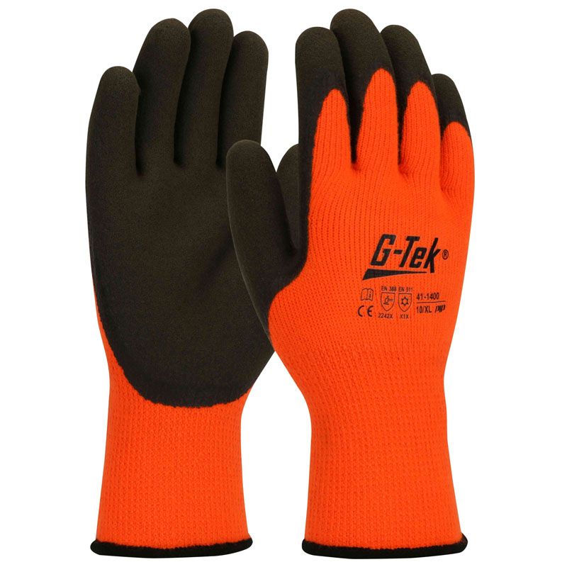 VÉDŐKESZTYŰ THERMAL LATEX 9L MÁRTOTT NARANCS HIDEGHEZ G-TEK 41-1400 VÉDŐKESZTYŰ THERMAL LATEX 9L MÁRTOTT NARANCS HIDEGHEZ G-TEK 41-1400