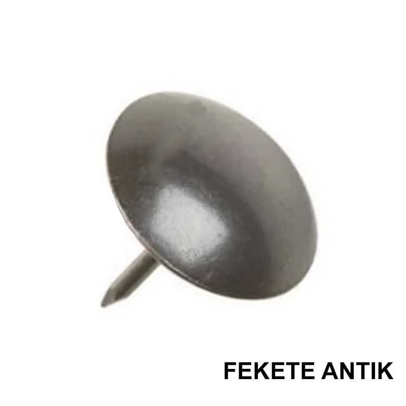 KÁRPITOS DÍSZSZ.FEKETE ANTIK 12,7mm HOSSZÚ D9,5 FEJ HEIMANN 100/3 BÚTORVERET KÁRPITOS DÍSZSZ.FEKETE ANTIK 12,7mm HOSSZÚ D9,5 FEJ HEIMANN 100/3 BÚTORVERET
