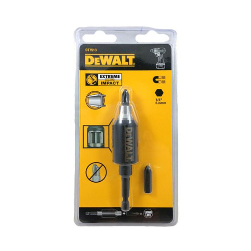 DEWALT DT7513 BEHAJTÓSZÁR BITHEZ NYOMATÉKSZABÁLYZÓS 1/4col  BIT ÉS BEHAJTÓ HEGYEK