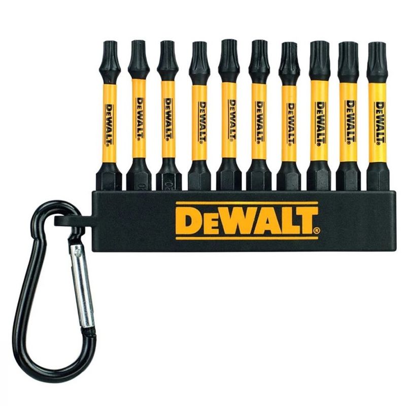 DEWALT DT7275-QZ BEHAJTÓHEGY KÉSZLET 10DB-OS T20x3,T25x4,T30x3 / 57mm BIT ÉS BEHAJTÓ HEGYEK DEWALT DT7275-QZ BEHAJTÓHEGY KÉSZLET 10DB-OS T20x3,T25x4,T30x3 / 57mm BIT ÉS BEHAJTÓ HEGYEK