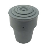 CSŐLÁBVÉG POLI-GUMI D20*37mm EXTRA VASTAG V.SZÜRKE MAGYAR MŰANYAG ZÁRÓELEMEK