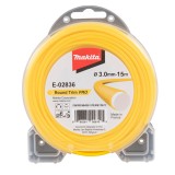 MAKITA E-02836 DAMIL D3.0 FŰKASZÁHOZ 15M/CSOMAG KEREK SÁRGA  FŰKASZA