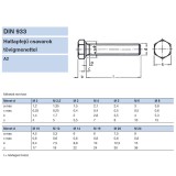 HLF CSAVAR M6*12 DIN 933 A2 INOX TM  METRIKUS CSAVAROK