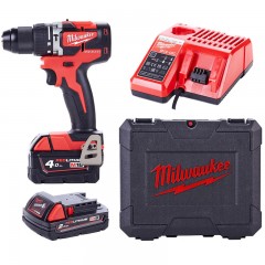 AKKUS FÚRÓ-CSAVAROZÓ 18V M18CBLPD-422C 1-1DB 2/4Ah AKKU MILWAUKEE 4933472116 