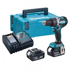 MAKITA DHP484RTJ AKKUS ÜTVEFÚRÓ-CSAVAROZÓ 18V 2DB 5Ah AKKUVAL 60/30Nm  ÜTVEFÚRÓ-CSAVAROZÓ