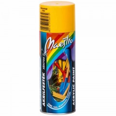 ARANYSÁRGA AKRIL FESTÉK SPRAY 400ML RAL1003 MEASTRO SZERELÉSI, KARBANTARTÁSI ANYAG