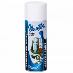 FEHÉR AKRIL FESTÉK SPRAY 400ML RAL9010 MAESTRO SZERELÉSI, KARBANTARTÁSI ANYAG