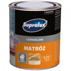 CSÓNAKLAKK SZÍNTELEN 0.75L MATRÓZ MAGASFÉNYŰ SUPRALUX AK1651 SZERELÉSI, KARBANTARTÁSI ANYAG